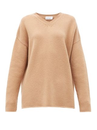 Raey + Dip-Hem Knitted Cashmere Sweater