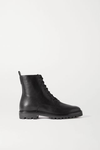 Vince + Cabria Lug Leather Ankle Boots