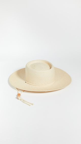 Madewell + Wooden Bead Stampede Straw Hat