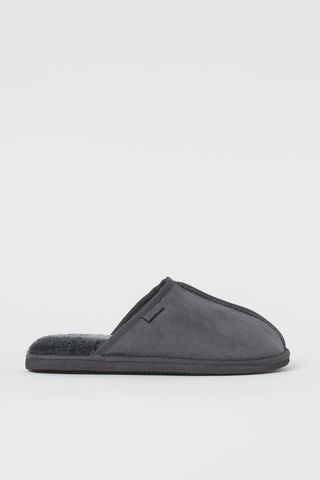H&M + Faux Shearling-Lined Slippers