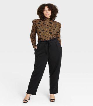 Who What Wear x Target + Mid-Rise Regular Fit Jogger Pants