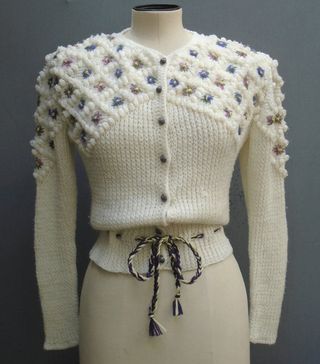 Vintage + Floral Embroidered Cardigan