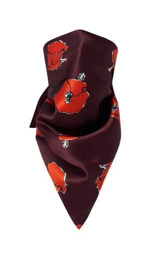The Vampire's Wife + The Falling Poppies Face Scarf