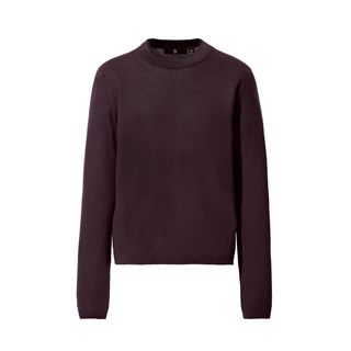 Uniqlo + +J Fine Gauge Cashmere Crew Neck Long-Sleeve Sweater