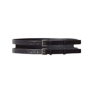 Uniqlo + +J Leather Double Buckle Belt