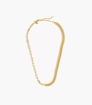 Madewell + Shiny Mixed Chain Choker Necklace