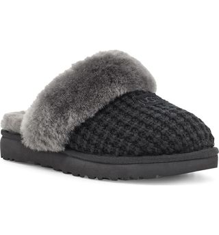 Ugg + Cozy Knit Genuine Shearling Slippers