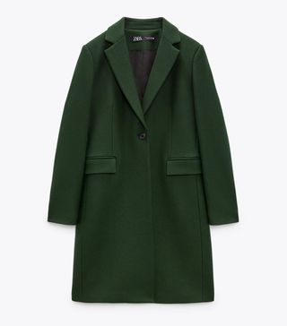 Zara + Menswear Style Wool Coat