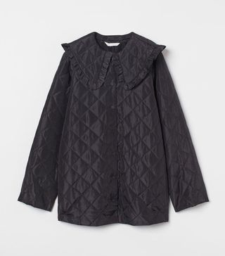 H&M + Quilted Shirt Jacket