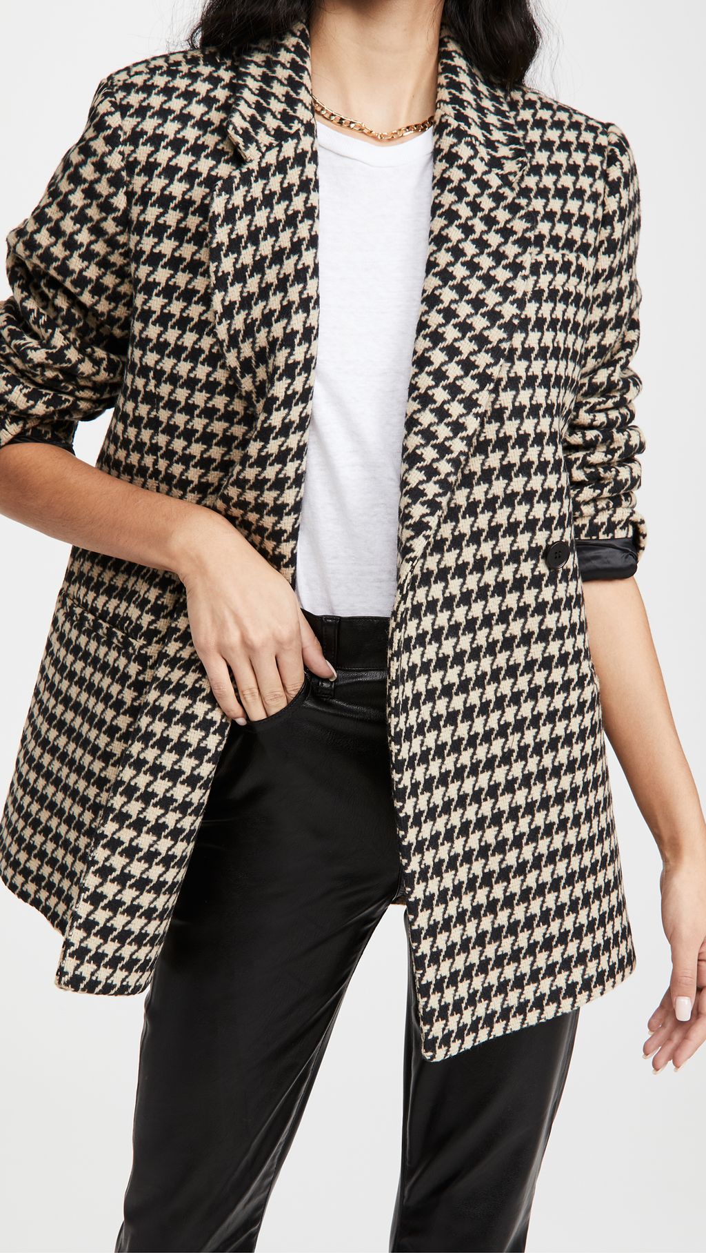 The 23 Best Houndstooth Jackets and How to Style Them | Who What Wear