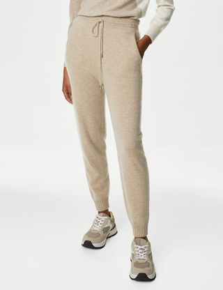 Autograph + Pure Cashmere Tapered Ankle Grazer Joggers