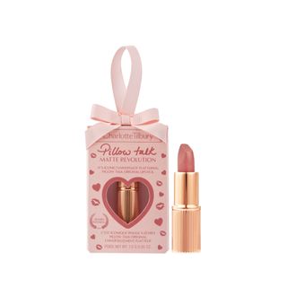 Charlotte Tilbury + Mini Bauble Beauty Gift: Pillow Talk Lipstick