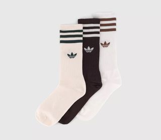 Adidas Originals + Solid Crew Sock 3 Pack