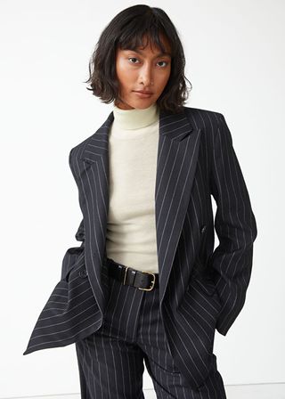 & Other Stories + Relaxed Double Breasted Blazer