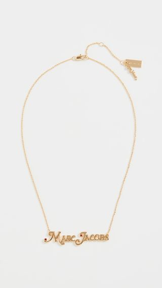 Marc Jacobs + The Nameplate Necklace