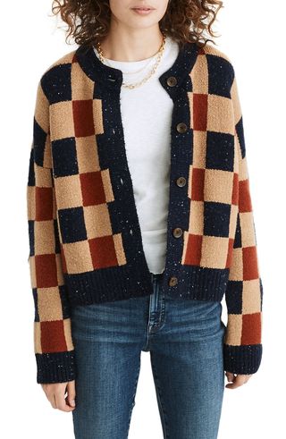 Madewell + Checkered Colburne Cardigan Sweater