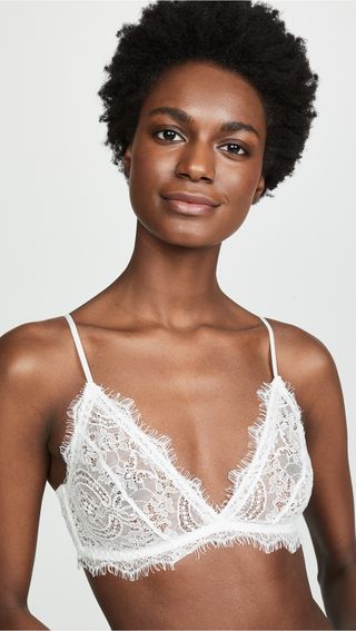 Anine Bing + Lace Bra With Trim