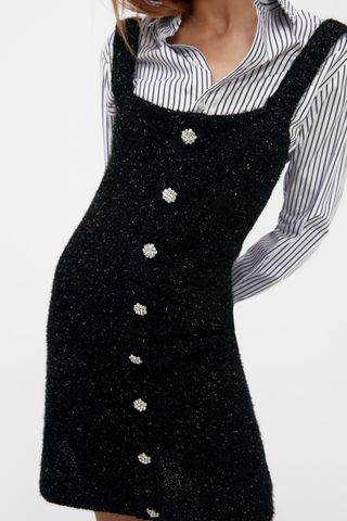 Zara + Jewel Button Dress