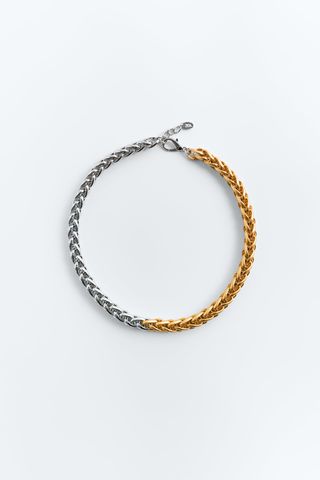 Zara + Contrasting Chain Necklace
