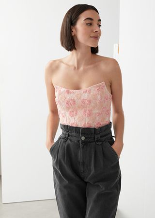 & Other Stories + Sleeveless Lace Bustier