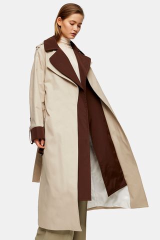 Topshop + Double Layer Trench by Topshop Boutique