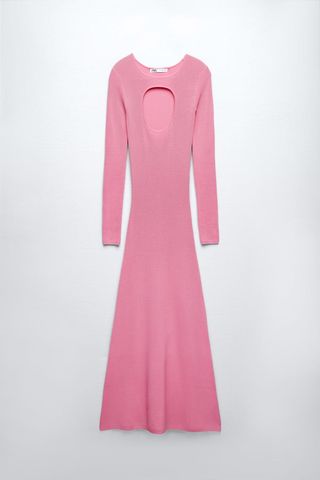 Zara + Cut Out Knit Dress