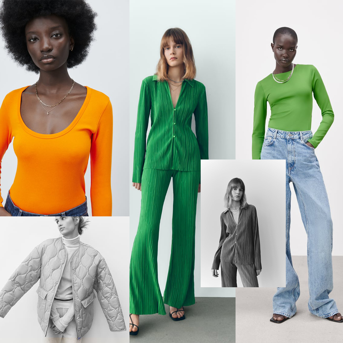 Put an outfit together at Zara! These green pants are to die for #zara