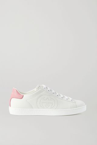 Gucci + Ace Leather Sneakers