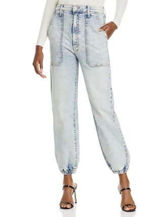 Mother + The Wrapper Patch Spring Ankle Jeans