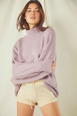 Free People + Afterglow Mock Neck Sweater