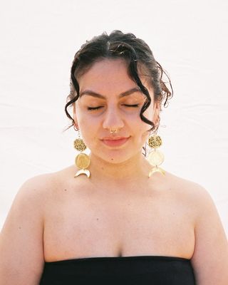 Shy Natives + Gold Goddess Earrings