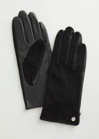 & Other Stories + Suede Leather Gloves
