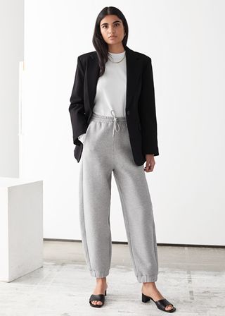 & Other Stories + Oversized Organic Cotton Jogger Trousers