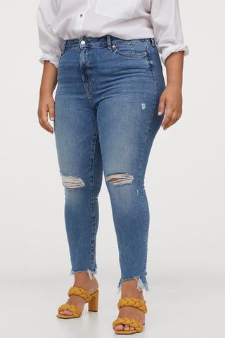 H&M + Skinny High Ankle Jeans