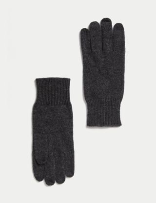Autograph + Pure Cashmere Knitted Gloves