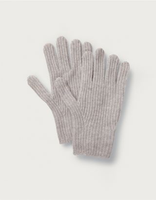 The White Company + Ribbed Cashmere Gloves