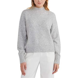 Woolen Bloom + Mock Neck Sweater