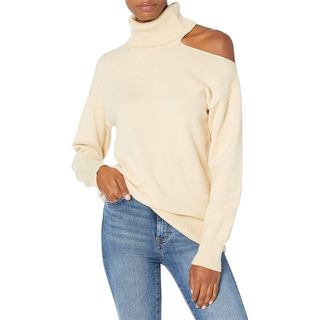 The Drop + Josephine Long Sleeve Cutout Turtleneck Sweater