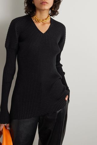 Bottega Veneta + Ribbed Wool Sweater