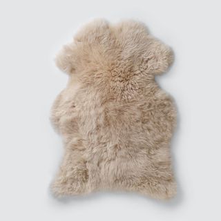 The Citizenry + Large Sheepskin Throw in Tan