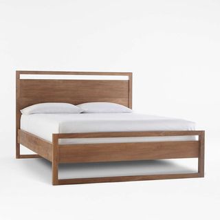 Crate & Barrel + Linea II Natural Queen Bed