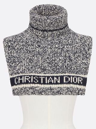 Dior + D-White Turtleneck Sweater