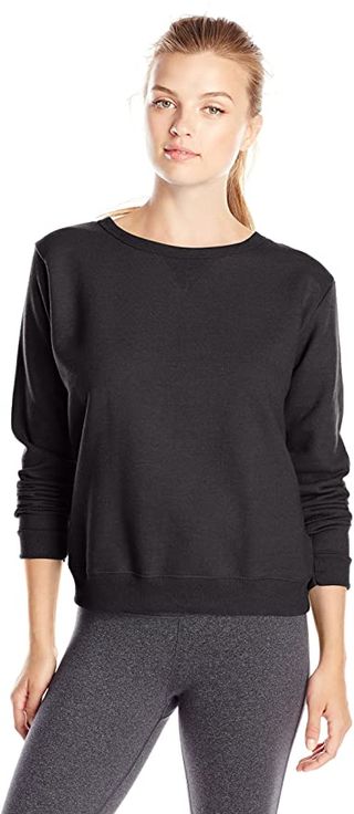 Hanes + V-Notch Pullover Fleece Sweatshirt