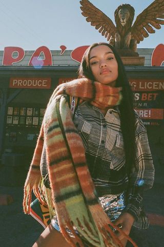 Urban Outfitters + Plaid Scarf