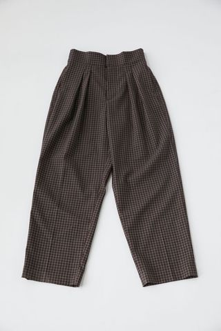 Urban Outfitters + Paige Pleated Cropped Trouser Pant