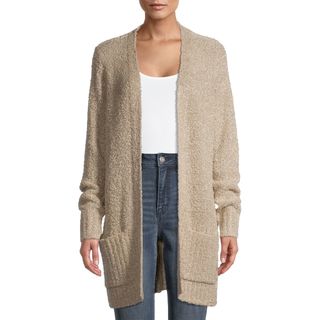 Time and Tru + Boucle Cardigan