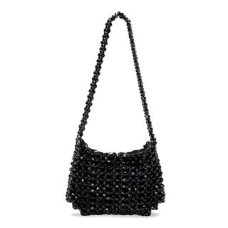 Scoop + Black Beaded Shoulder Bag