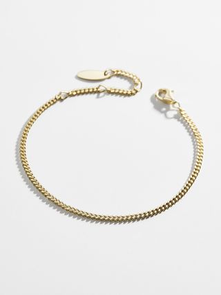 Baublebar + Mini Michel 14k Gold Vermeil Curb Chain Bracelet