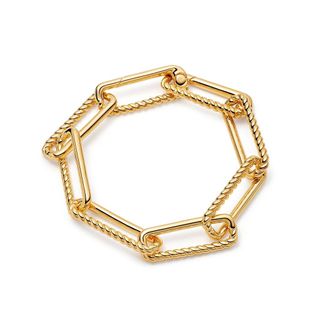 Missoma + Gold Chunky Half Radial Chain Bracelet