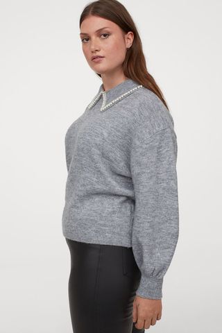 H&M + H&M+ Collared Sweater